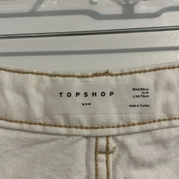Topshop Ripped Mom Jeans - Picture 5 of 8